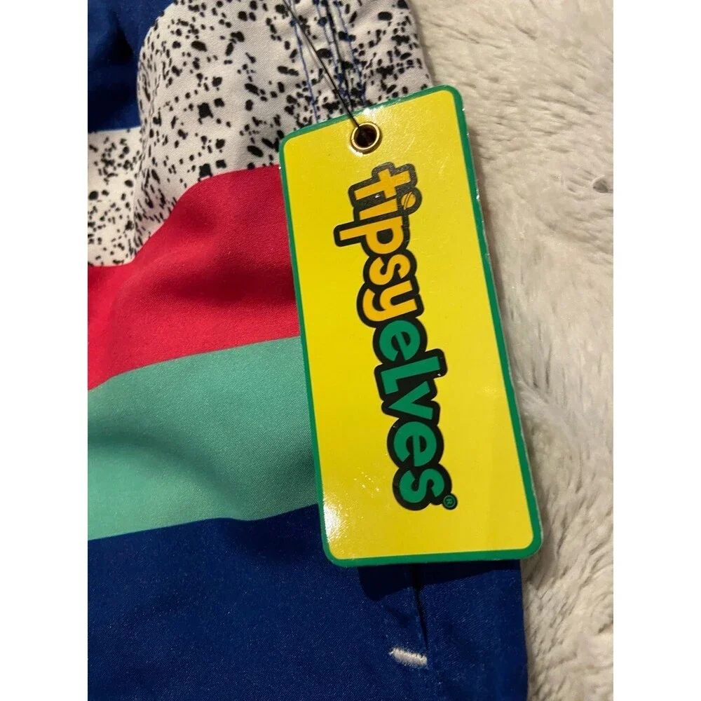 Tipsy Elves Men’s swim shorts men small nwt new with tags brand new lazy river